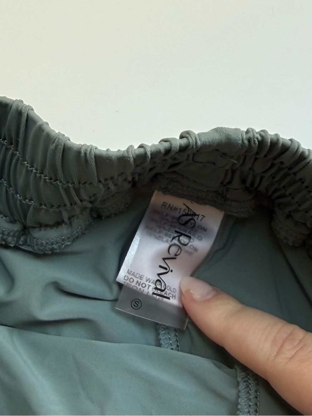 Altar’d State Revival- Women's Athletic Flowy Shorts in Sage Green - Picture 3 of 4